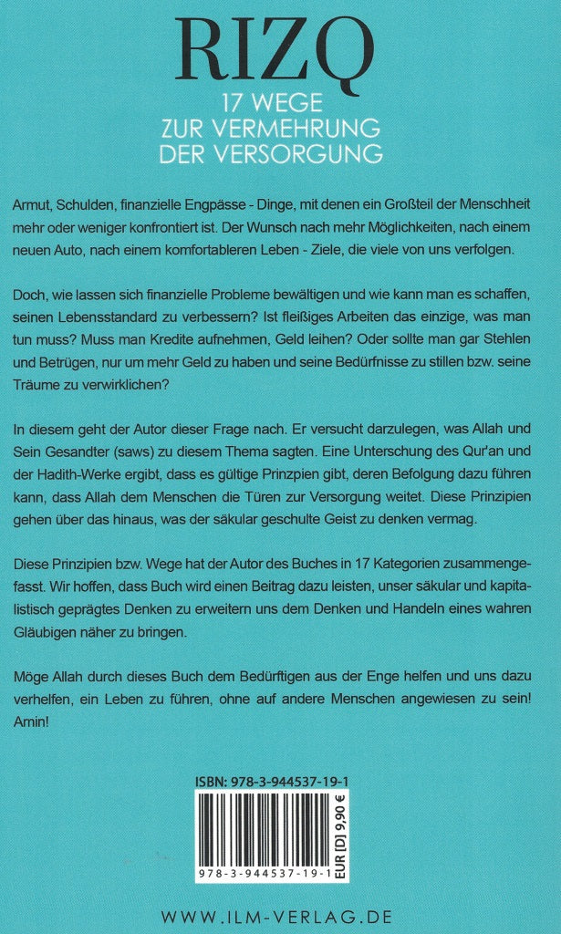 Rizq - 17 Wege zur Vermehrung der Versorgung