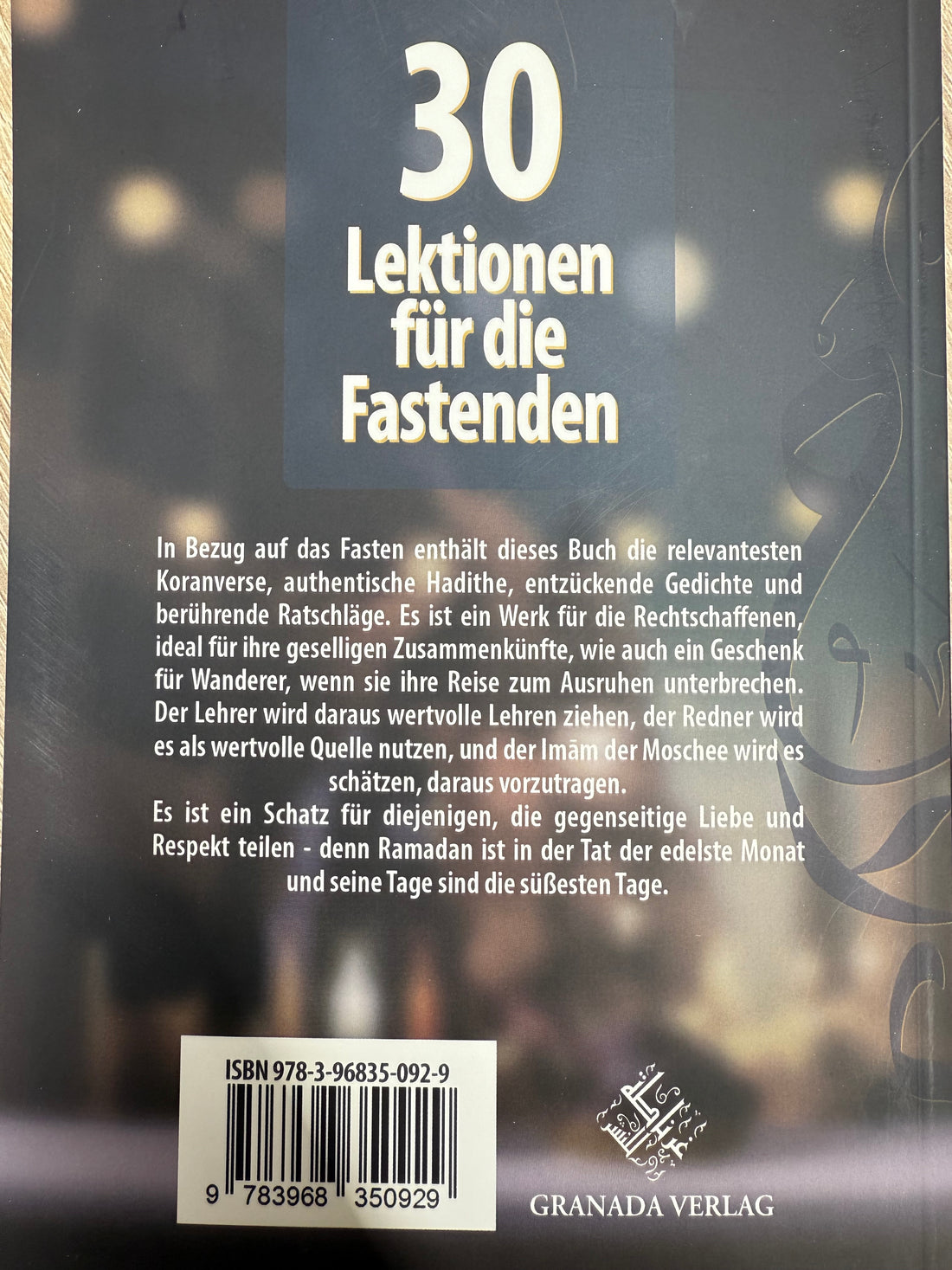 30 Lektionen für die Fastenden