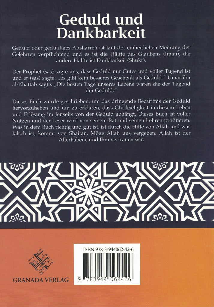 Geduld und Dankbarkeit