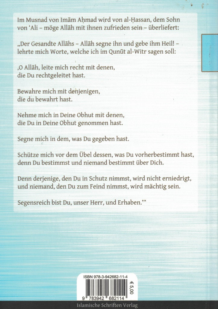 Erläuterung des Bittgebetes Qunût al-Witr