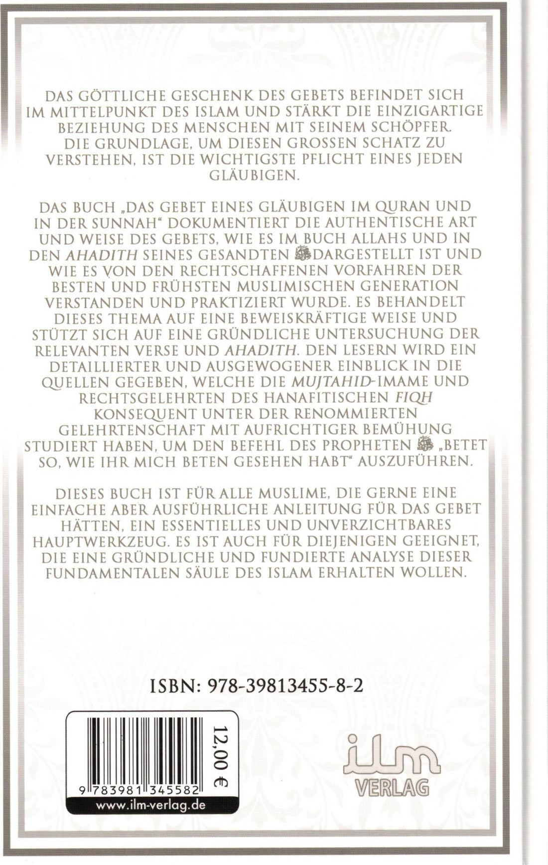 Das Gebet eines Gläubigen im Quran und in der Sunnah