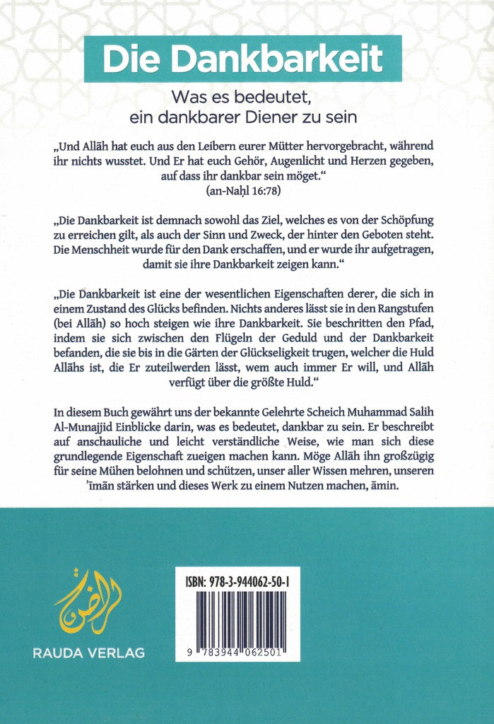 Dankbarkeit - Was es bedeutet ein dankbarer Diener zu sein