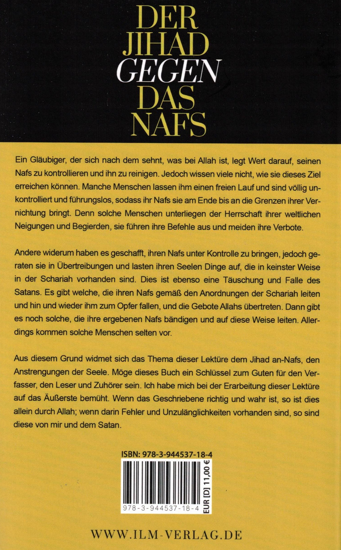 Der Jihad gegen das Nafs