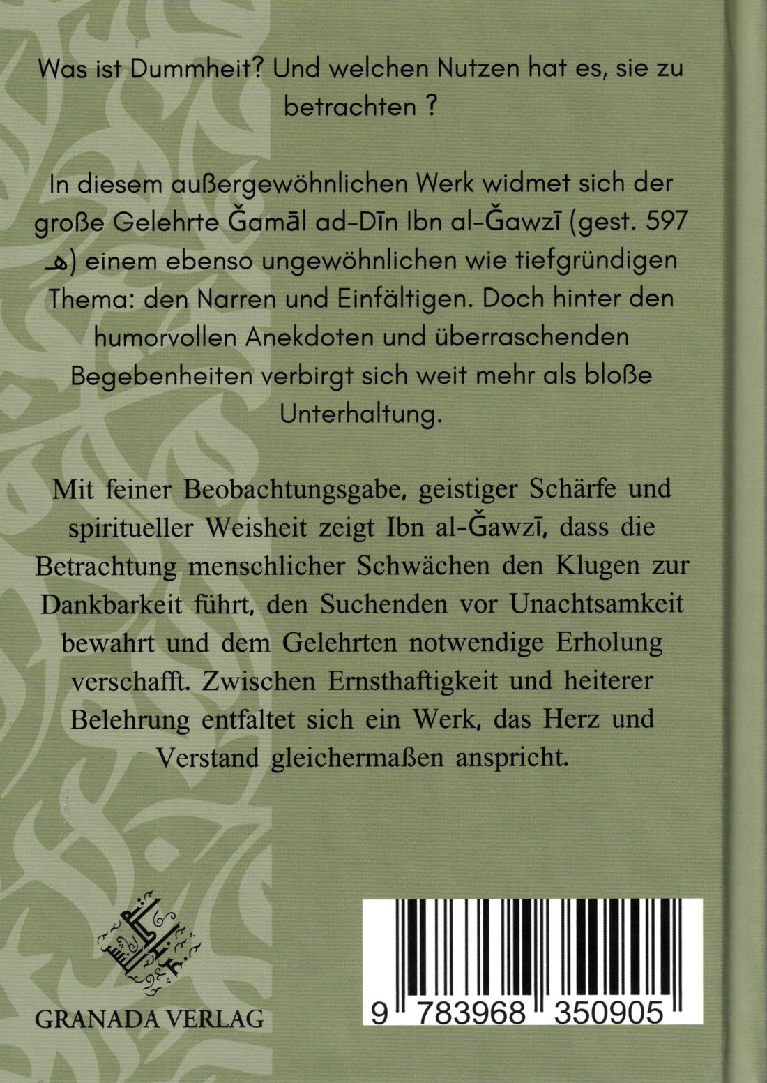 Torheit im Spiegel - Erzählungen über Dummheit und Einfältigkeit
