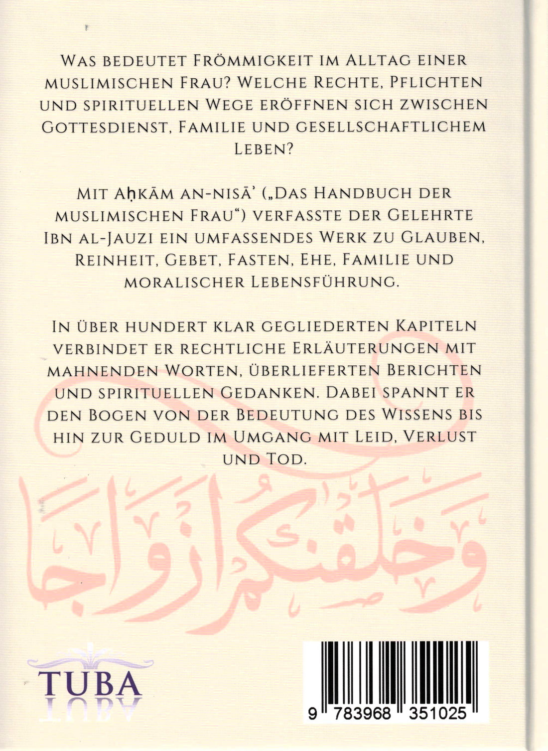 Ahkam an-Nisa - Handbuch der muslimischen Frau (Fiqh für Frauen)