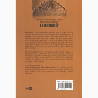 Humilit et recueillement dans la prire &ndash; 33 conseils pour atteindre le khush&lsquo; (French)